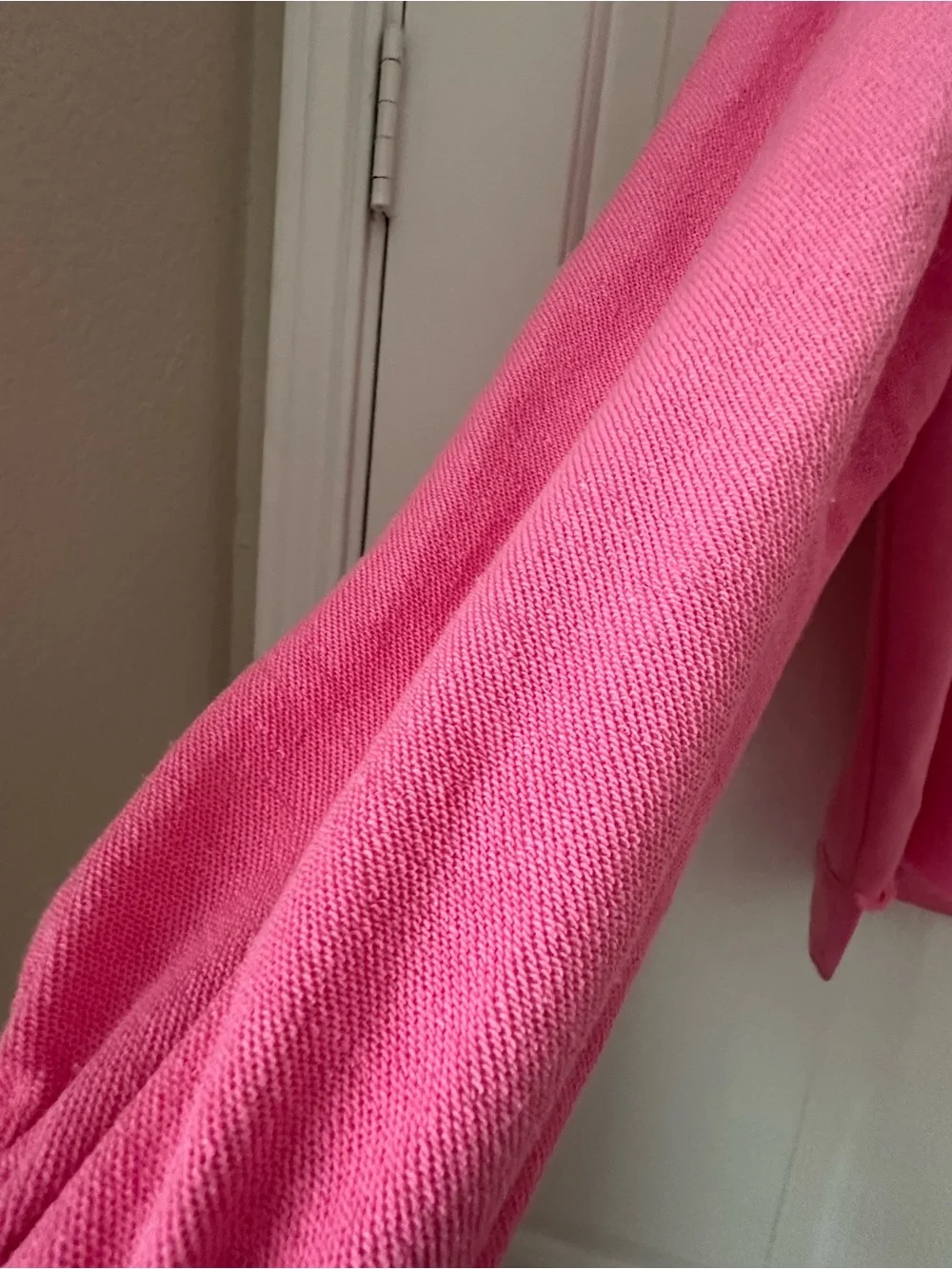 Pol Bubblegum Pink Distressed Crop Jacket - Picture 6 of 10